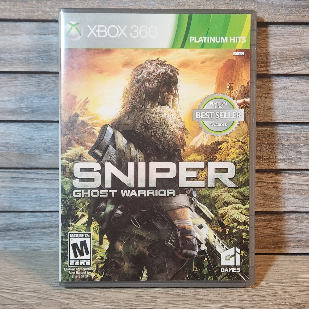 🖤 Xbox 360 Sniper video game Ghost Warrier